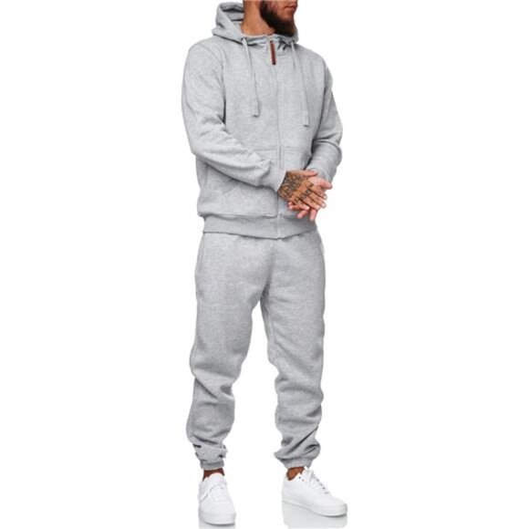 Sweat suits men Tracksuits 2 Piece sets Athletic Jogging suits Casual Outfits - Picture 2 of 7